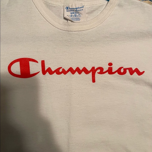 Champion Logo Short Sleeve Tee Shirt - Picture 2 of 4